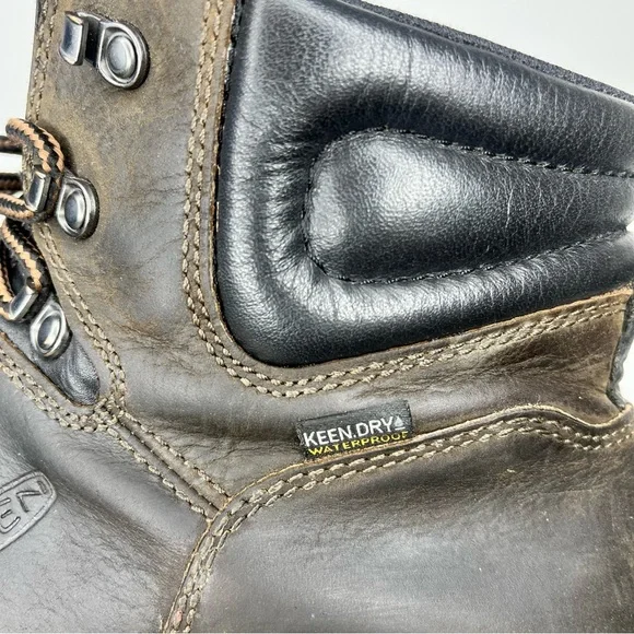 Keen Men's Black and Brown Boots - Picture 6 of 11